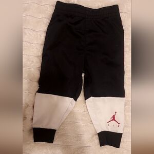 Baby Jordan Jogger Sweatpants Red Black White